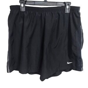 Nike Dri Fit Running Shorts Black Mens XL Elite Athletic Performance